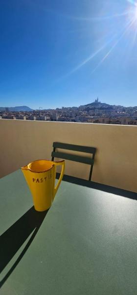 Duplex Vue Notre Dame de la Garde dernier étage